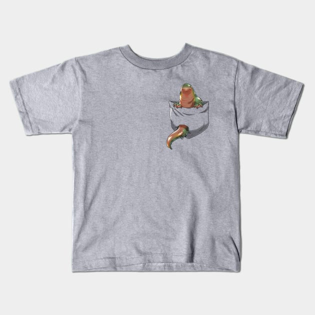 Pocket Dart Stranger Things Kids T-Shirt by Purrdemonium